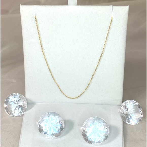 14K YELLOW GOLD chain necklace 18” REAL GOLD - Picture 1 of 11